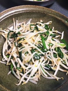 ニラもやし炒め-レシピのメイン写真