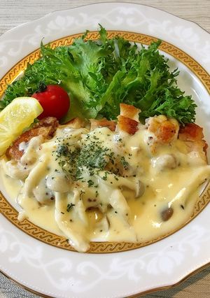 旨♡チキンのマスタードクリームソース♪-レシピのメイン写真