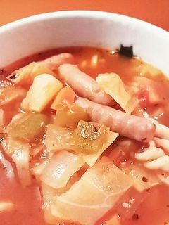 具だくさん!わが家のミネストローネ♪-レシピのメイン写真