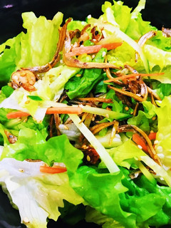 こうなご佃煮とレタスのサラダ♪-レシピのメイン写真