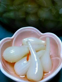 毎日の食卓へ、ラッキョウの甘酢漬け-レシピのメイン写真