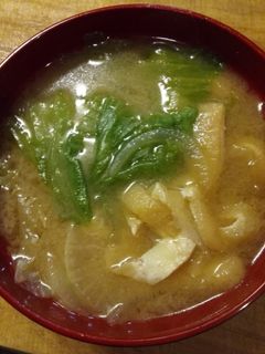 レタス入り味噌汁(具だくさん)-レシピのメイン写真