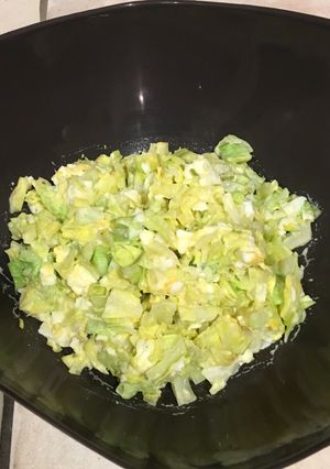 レンジで簡単☆キャベツの卵サラダ-レシピのメイン写真