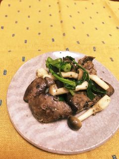 簡単レバーの香草炒め-レシピのメイン写真