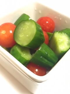 きゅうりとトマトの浅漬け-レシピのメイン写真