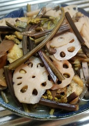 季節のわらびの簡単煮物(*´ω｀*)✋-レシピのメイン写真