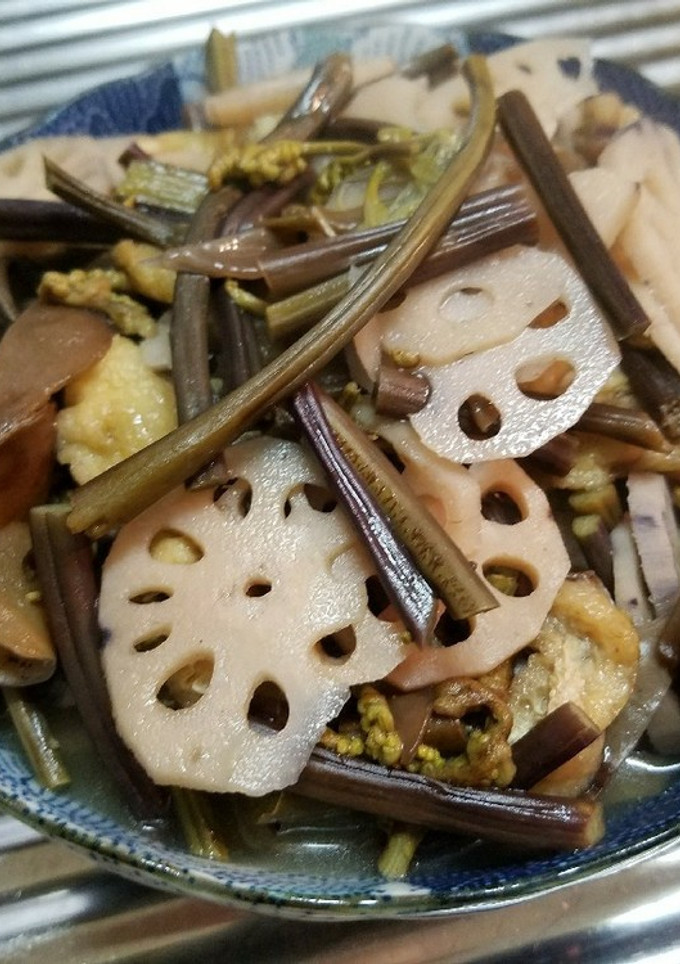 季節のわらびの簡単煮物(*´ω｀*)✋-レシピのメイン写真