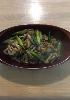 ホタテとアスパラきのこのバター醤油-レシピのメイン写真