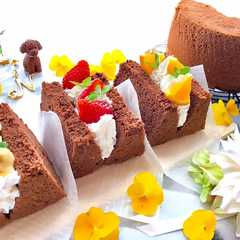 รูปของ 難しくないチョコレートシフォンケーキ