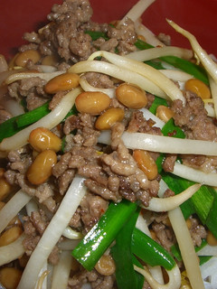 ☆家族絶賛☆の挽き肉納豆丼-レシピのメイン写真