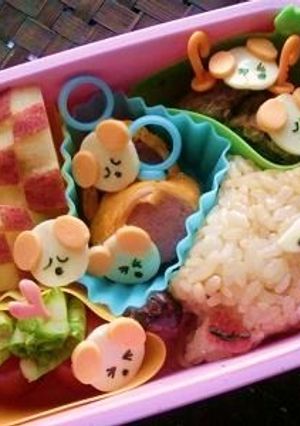 簡単デコおにぎり★オオカミと7匹の子ヤギ-レシピのメイン写真