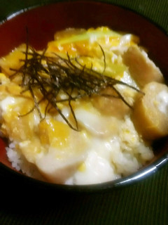 簡単&ヘルシー!お麸と卵DEグルテン丼♪-レシピのメイン写真
