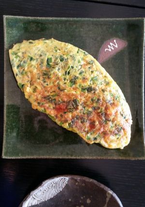 ほうれん草とプロセスチーズのオムレツ-レシピのメイン写真