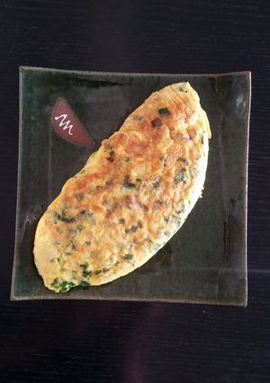 カニ缶とにらのオムレツ-レシピのメイン写真