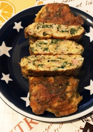 かにかまぼこの卵焼き(｀_´)ゞ-レシピのメイン写真