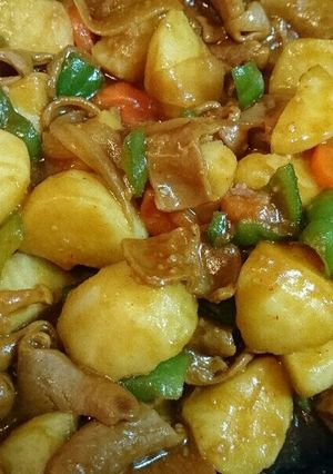 こてっちゃん　じゃがいも（肉じゃが）-レシピのメイン写真