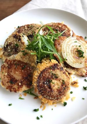 簡単‼︎新玉ねぎのカリカリチーズ焼き-レシピのメイン写真