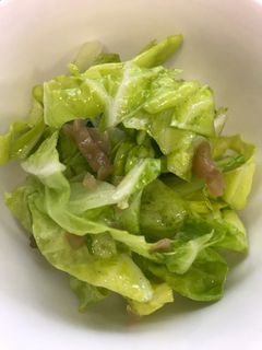 簡単!キャベツとザーサイのサラダ-レシピのメイン写真