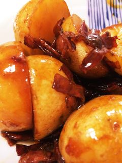 新じゃが と カリカリベーコン の照り煮-レシピのメイン写真