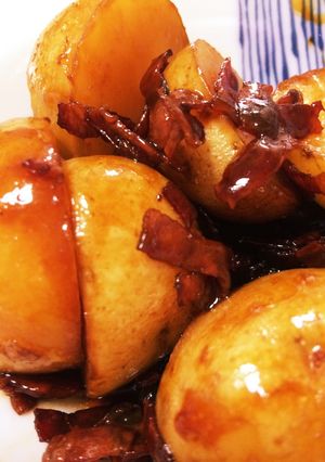 新じゃが と カリカリベーコン の照り煮-レシピのメイン写真