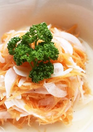 春のにんたまラペ-レシピのメイン写真