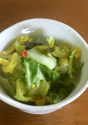 昆布茶で白菜の浅漬け-レシピのメイン写真
