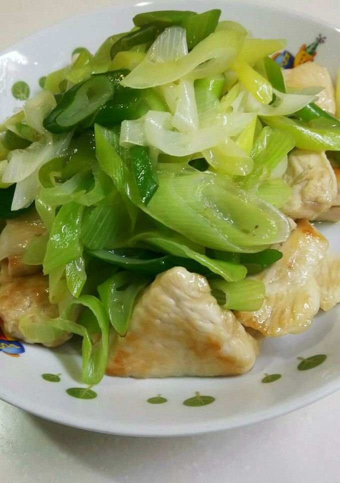 胸肉と長ネギのゆず胡椒あえ-レシピのメイン写真