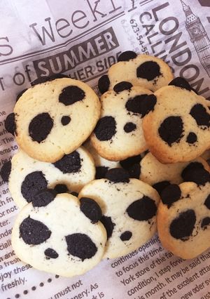 パンダのアイスボックスクッキー(ó㉨ò)-レシピのメイン写真