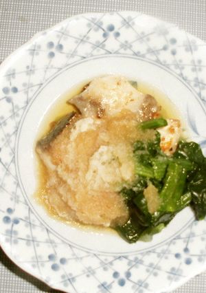 ブリとほうれん草のおろし煮-レシピのメイン写真