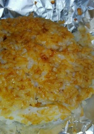 鯵フライde 焼きおにぎり-レシピのメイン写真