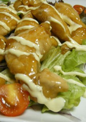 鶏胸肉の照りマヨ-レシピのメイン写真