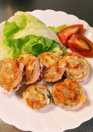 お弁当にも♪大葉とチーズの豚肉ロール♪-レシピのメイン写真