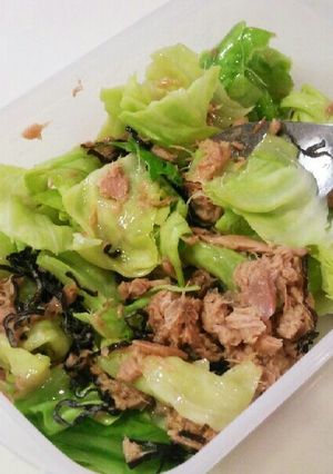 塩昆布キャベツの簡単おつまみ-レシピのメイン写真