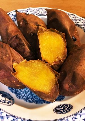 トースターで焼き芋カンタン食物繊維-レシピのメイン写真