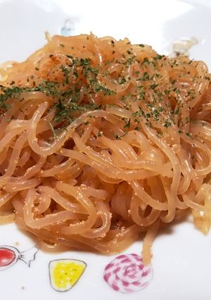 糖質オフ！しらたきの明太バター醤油パスタ-レシピのメイン写真