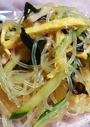 超簡単。優しい味の中華春雨サラダ♪-レシピのメイン写真