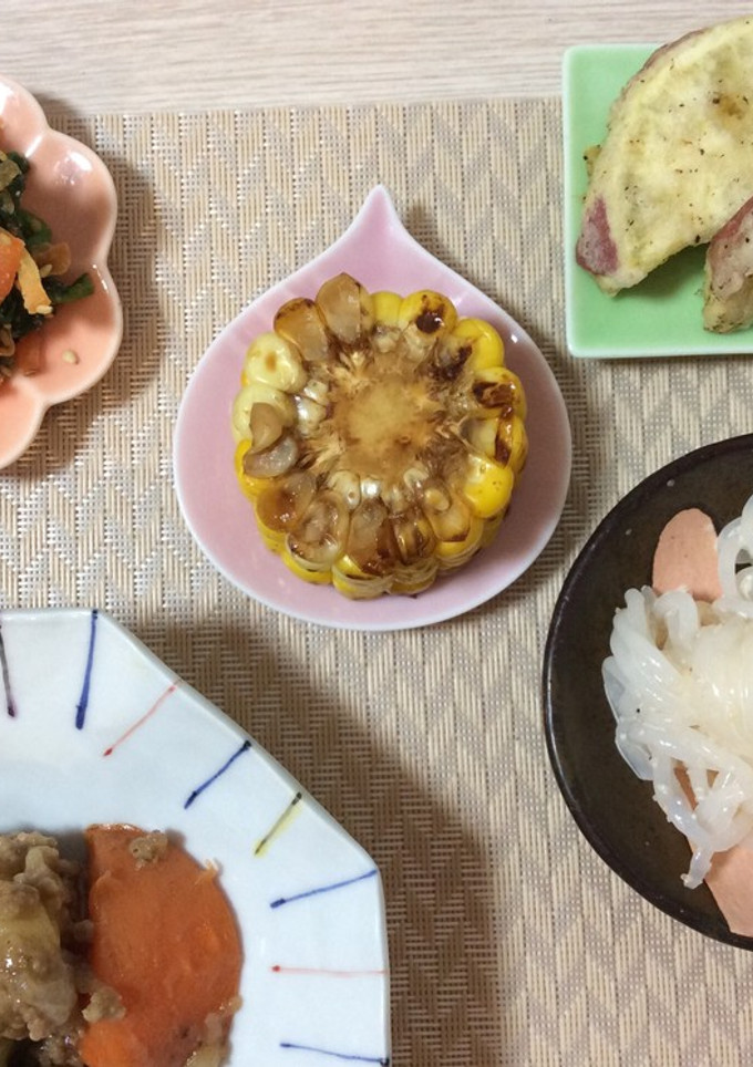 焼きとうもろこし、ゆでとうもろこし-レシピのメイン写真
