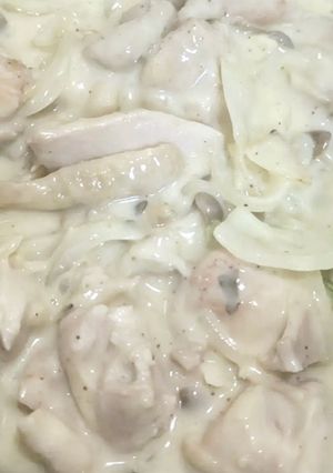 鶏もも肉のホワイトソース-レシピのメイン写真