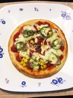 市販生地で簡単ピザ-レシピのメイン写真