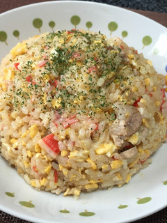 豚ロースと卵炒飯!(^^)!-レシピのメイン写真