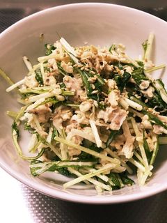 切り干し大根と水菜の和風サラダ-レシピのメイン写真
