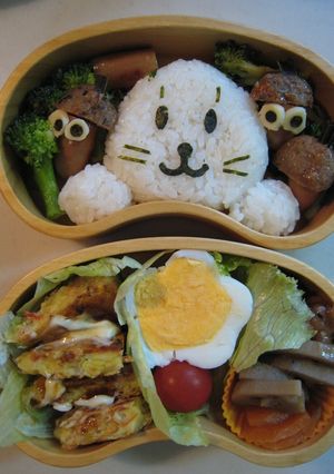 しろたん弁当(キャラ弁)-レシピのメイン写真