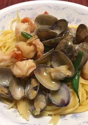 海老とあさりのバターソース(パスタ用)-レシピのメイン写真