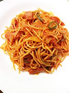 昔ながらのナポリタン-レシピのメイン写真