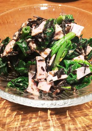 鉄分☆ほうれん草とひじきのゴマだれ和え-レシピのメイン写真