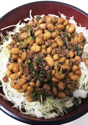 簡単☆スタミナ納豆丼-レシピのメイン写真