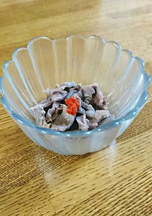 砂肝ポン酢(白い所) 板前の嫁レシピ-レシピのメイン写真