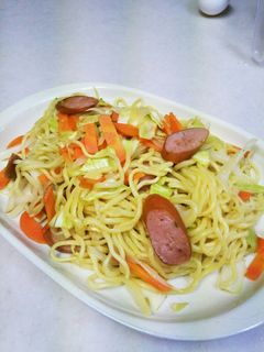 簡単塩焼きそば♬(ラーメン粉末スープで)-レシピのメイン写真