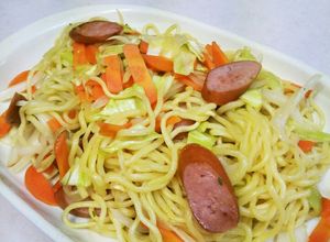 簡単塩焼きそば♬(ラーメン粉末スープで)-レシピのメイン写真