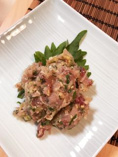 鯵のなめろう-レシピのメイン写真